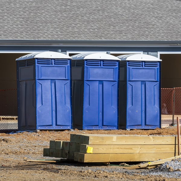 do you offer hand sanitizer dispensers inside the portable restrooms in Fultonville